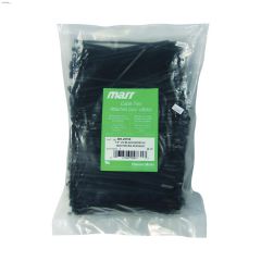 7-1\/2\" UV Black Nylon Cable Tie-1000\/Pack