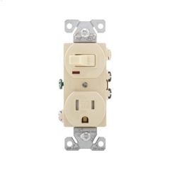 Toggle Combination Switch 15A 1P