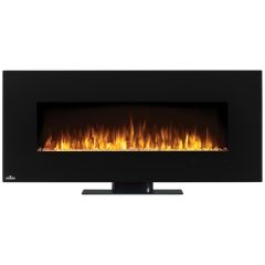 5000 Btu 1500 Watt 50-3\/8\" Electric Wall Mount Fireplace