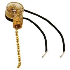 3 Way\/2 Wire Fan Switch With Pull Chain