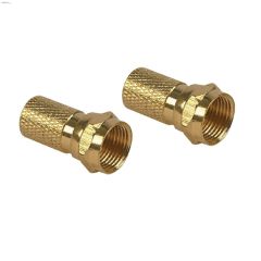 Brass Twist-On Connector-2\/Pack