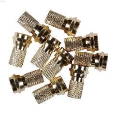 Brass Twist-On Connector-10\/Pack