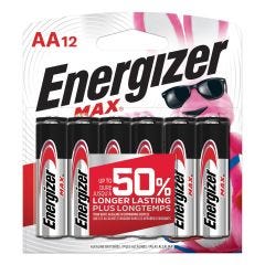 Max 1.5V AA Alkaline Battery-12/Pack