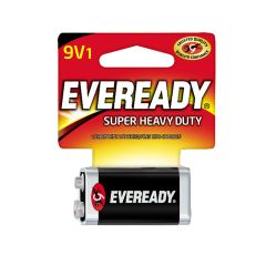 Eveready Super Heavy Duty 9V Battery-1/Pack