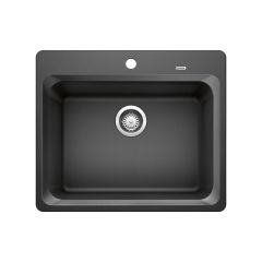 Silgranit Vision 1 25" x 20-3/4" Anthracite Kitchen Sink