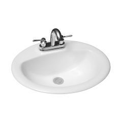 New York 20" x 7-7/8" x 17" Above-Counter Sink