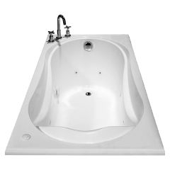 Cocoon 6032 End White Microjet Bathtub