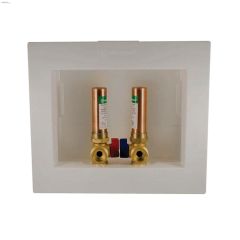 1\/2\" Pex White Washing Machine Box With Arrester Valve