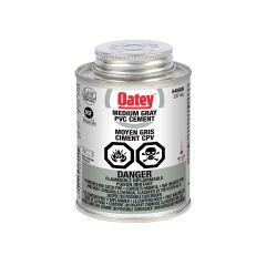 236 mL Gray Medium PVC Cement