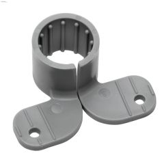 1\/2\" Polypropylene Gray Suspension Pipe Half Clamp