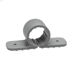 3\/4\" Polypropylene Gray Standard Pipe Clamp