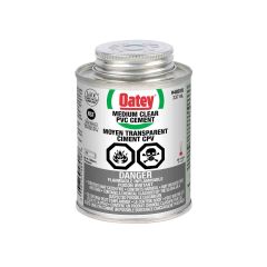 236 mL Clear Medium PVC Cement