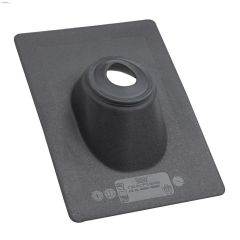 14\" x 16\" Thermoplastic Black 4\" Hole Roof Flashing