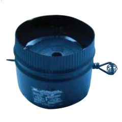 6\" x 5-3\/4\" Black Stove Damper Kit