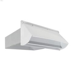 3-1\/4\" x 10\" White Wall Exhaust Hood