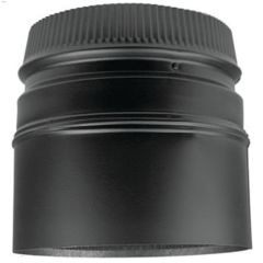 7\" x 5-3\/4\" Black Stove Adapter