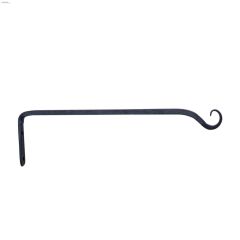 15\" Black Powder Coated Straight Forged Hook