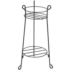 30\" Black Metal Double Heavy Duty Plant Stand