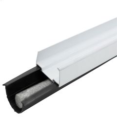 1-5\/8\" x 9' U-Shape Door Bottom With Vinyl Insert\/Backer Rod