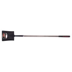 9.5" x 62" Tempered Steel Square Point Shovel