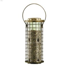 Perky-Pet\u00ae 3 lb Antique Gold Metal Squirrel Stumper Feeder