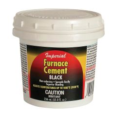 236 mL Tub Black Furnace Cement