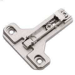 Bright Nickel Functional Hinge Mounting Plate Adapter
