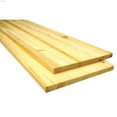 3\/4 x 16 x 72\" Pine Grade A Square Edge Laminate Board