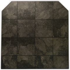 48" x 40" x 1-1/4" Carbon Hearth Pad