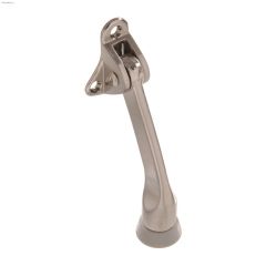 4\" Satin Nickel Kickdown Door Stop