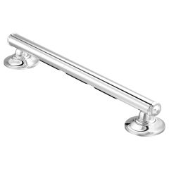 1-1/4" x 24" Chrome Grab Bar With Grip Pad