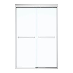 43 - 47" x 6 mm Brushed Nickel Clear Sliding Shower Door