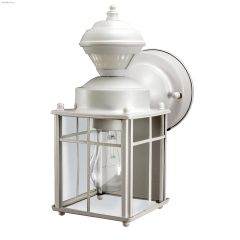 Bayside 150 Degree Matte White Motion-Activated Light