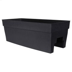 27" Black Harmony Rail Planter