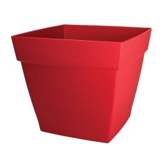 16" Red Harmony Patio Planter Pot
