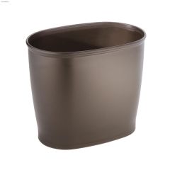 Bronze Oval Waste Can
