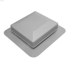 Duraflo\u00ae Gray Square Top Roof Vent