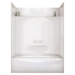 Essence TS-6030 White 4-Piece Left Hand Tub Shower
