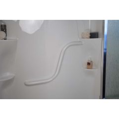 Madison 4 1-Piece Shower Right Drain Left Seat 50 x 33-1/2