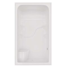 Madison 4 3-Piece Shower Right Drain Left Seat 50 x 34-1/2