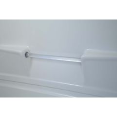 Empire White 3-Piece Left Hand Tub Shower