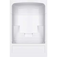 Empire White 3-Piece Right Hand Tub Shower