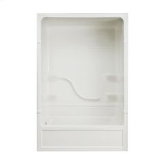 Parker 16 White 3-Piece Left Hand Tub Shower