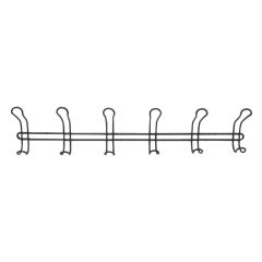 Bronze Classico Wall 6 Hook Rack