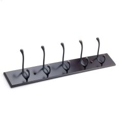 605 mm Espresso With Brushed Oil-Rubbed Bronze Hook Rack