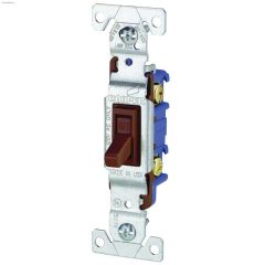 Brown Toggle Switch 15A 120V 1P