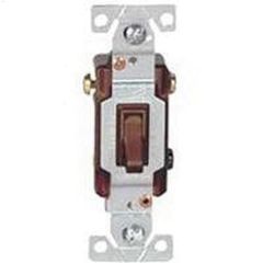 Brown 3-Way Toggle Switch 15A 120V