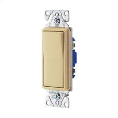 Ivory 3-Way Decorator Switch 15A 120\/277V