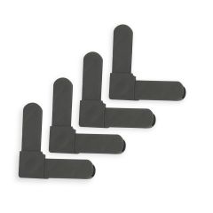 EasyScreen 7/16" Brown Plastic Frame Corner