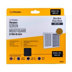 36" x 84" Gray Fiberglass Patio Door Screen